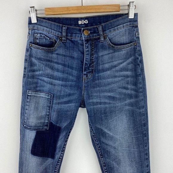 BDG High Rise Twig Ankle Patch Work Jeans - Picture 5 of 6